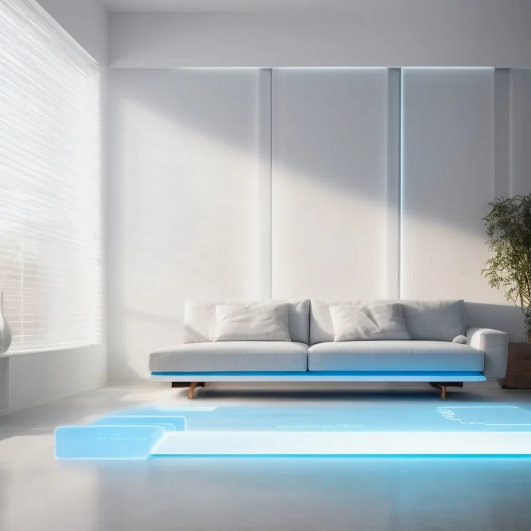 Luftara Klimagerät im modernen Wohnzimmer